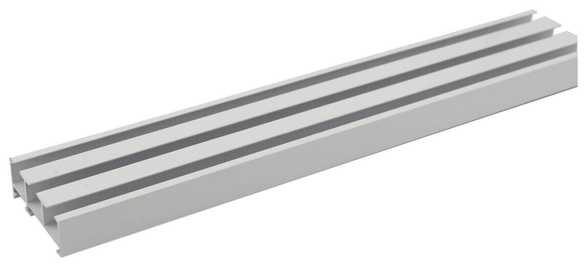 ondeco Gardinenschiene smart weiß Metall L: ca. 260 cm 3.0 Läufe