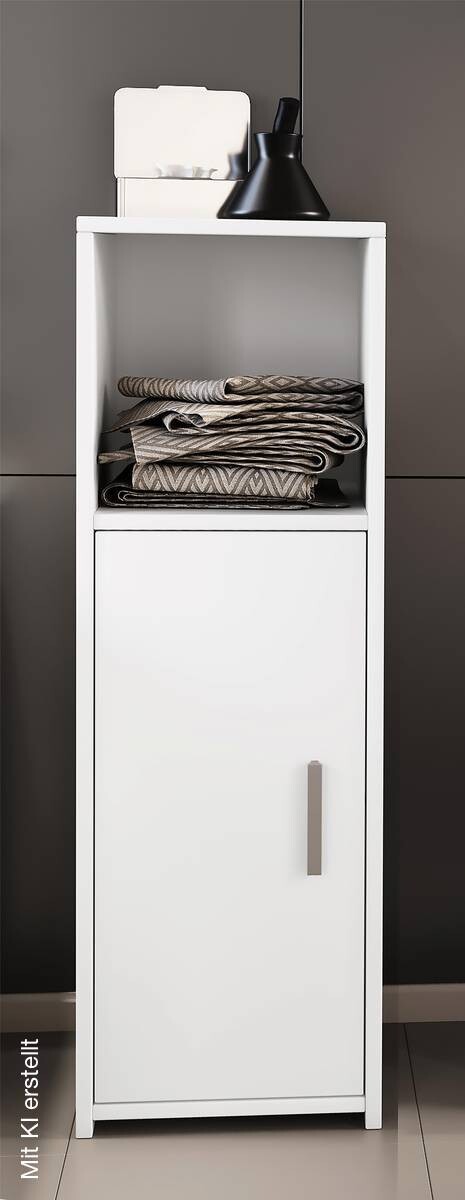 Midischrank Zalo weiß B/H/T: ca. 30x95x30 cm