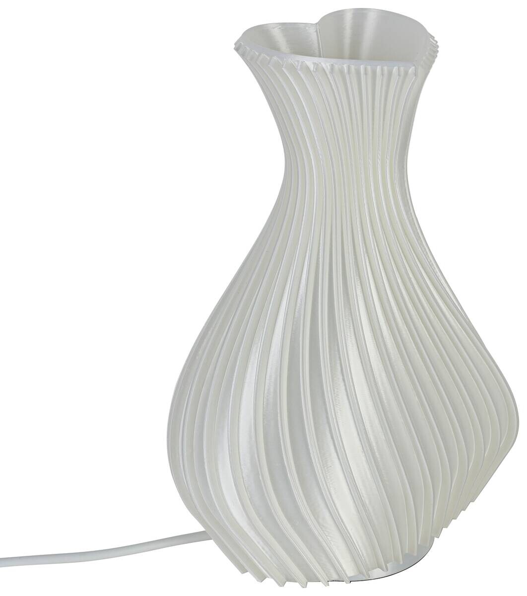 Nolo LED-Tischleuchte Ariane weiß B/H/T: ca. 11,4x11,4x18,5 cm