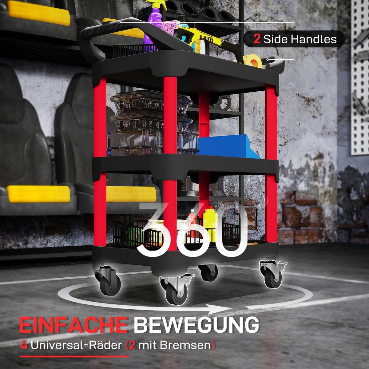 Werkstattwagen B/H/T: ca. 81x96x43 cm