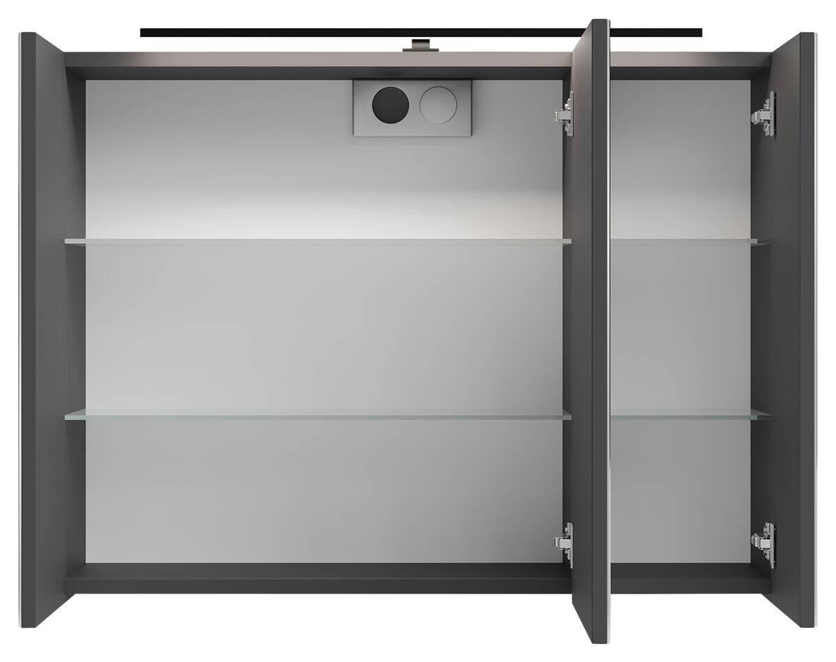 Spiegelschrank SPREE anthrazit B/H/T: ca. 80x60x15 cm