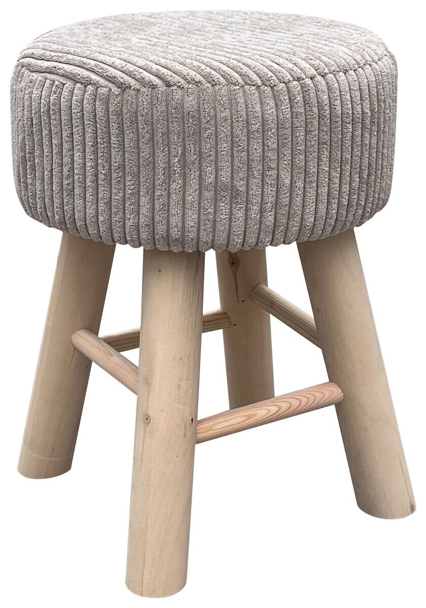 Hocker cremeweiß B/H/L: ca. 30x42x30 cm