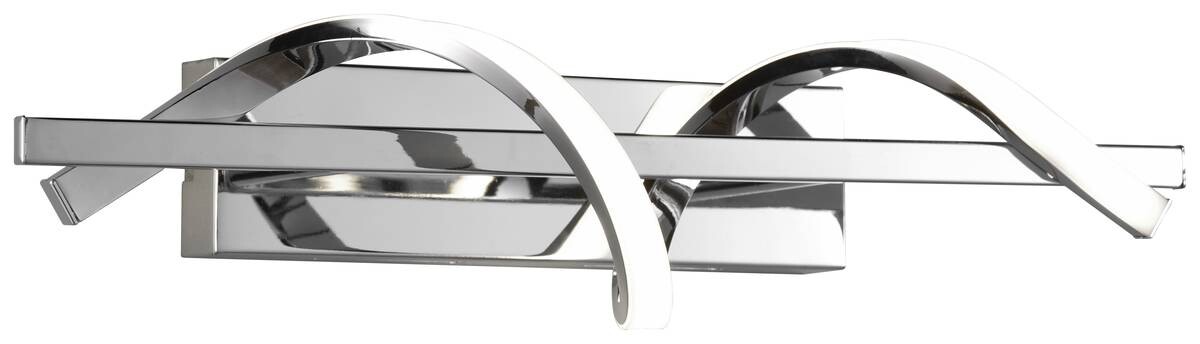 Reality LED-Wandleuchte R22201106 Isabel Chrom Metall B/H: ca. 46x12 cm 1 Brennstellen