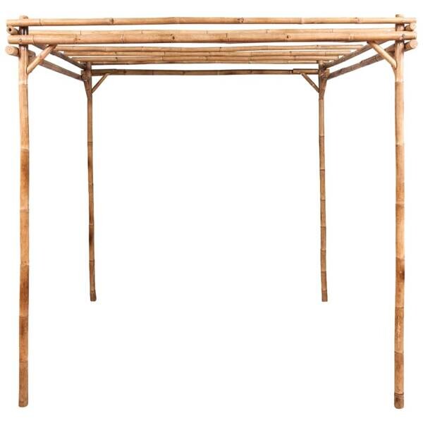 Pergola braun B/H/L: ca. 170x220x170 cm