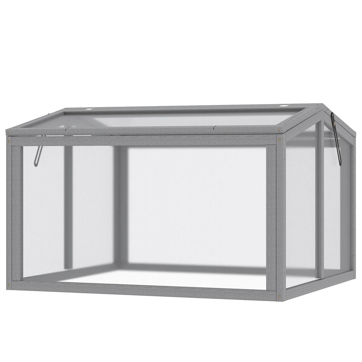 Outsunny Frühbeet B/H/L: ca. 80x58x90 cm hellgrau