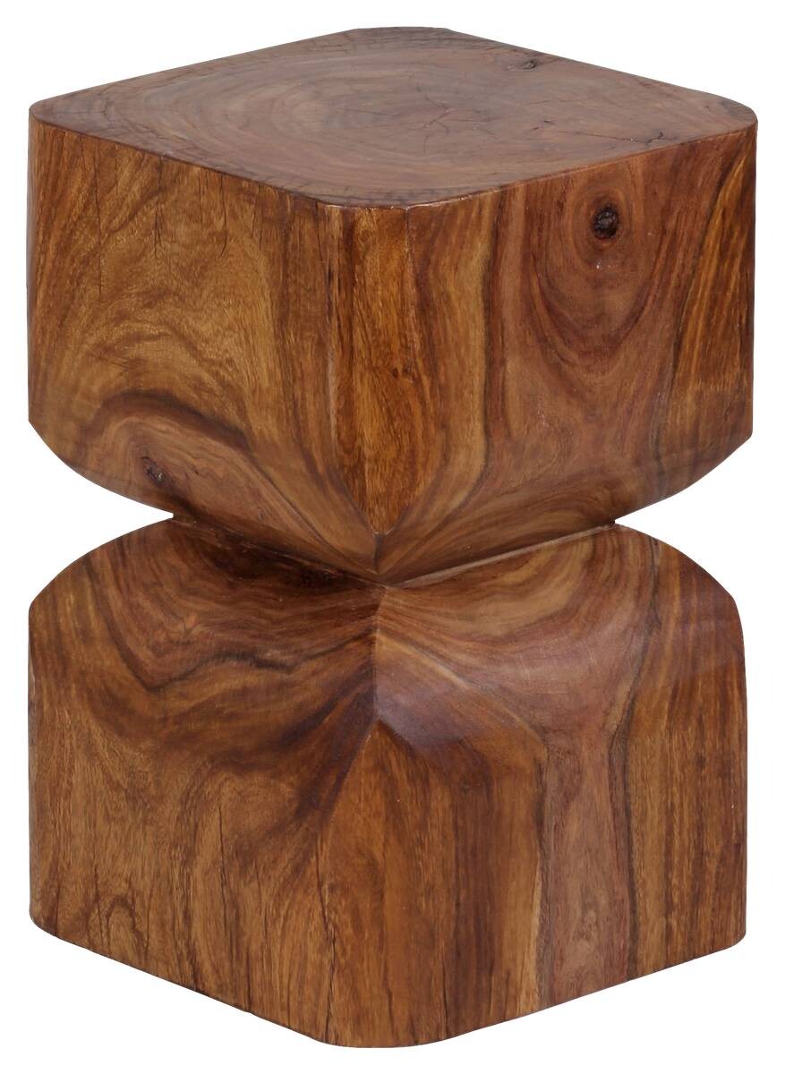 Beistelltisch natur Echtholz B/H/T: ca. 30x45x30 cm