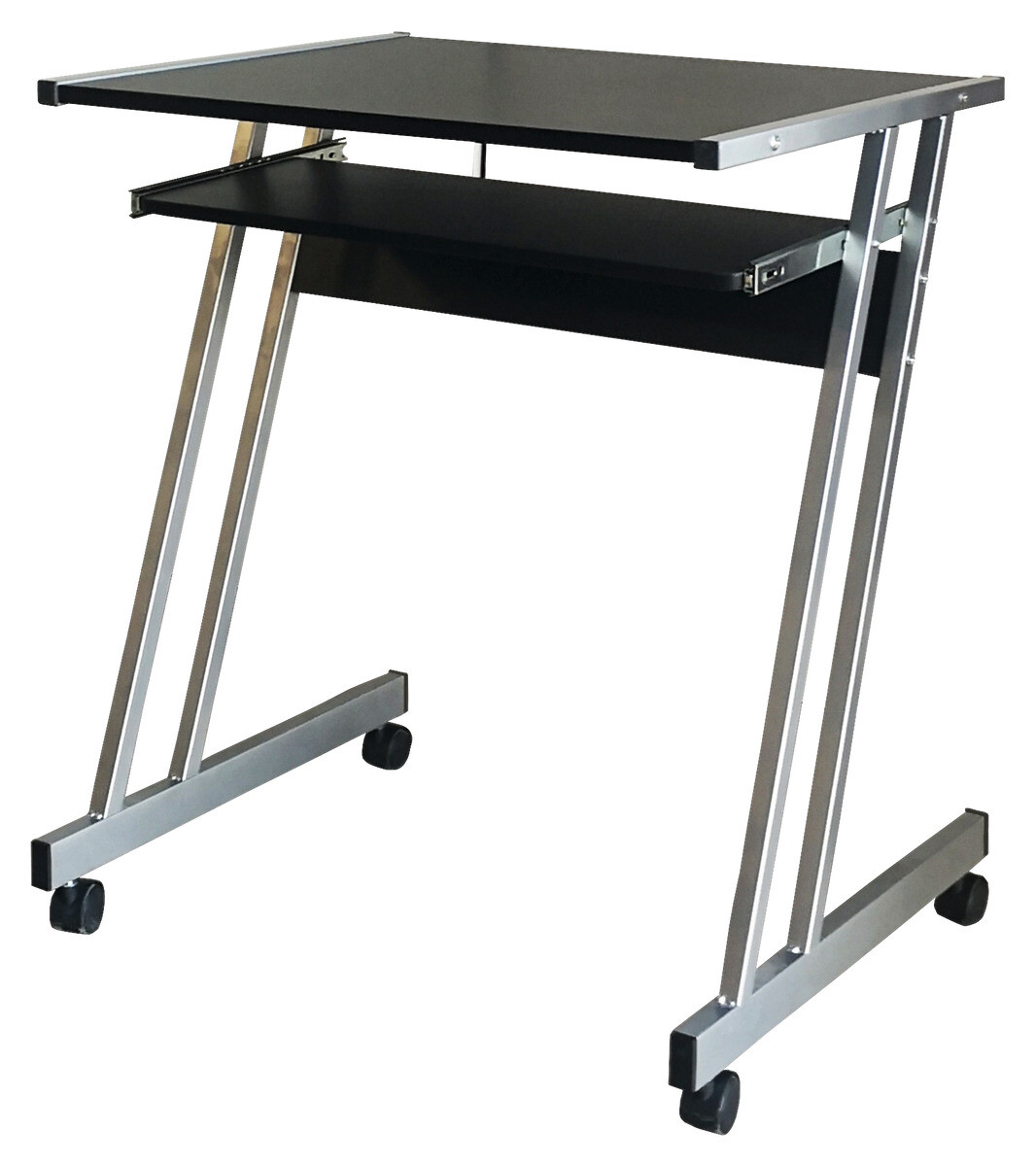 Computerrollwagen Jaro schwarz silber Optik B/H/T: ca. 62x73x50 cm