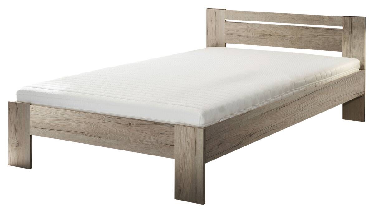 Futonbett Cannes Eiche San-Remo Nachbildung Liegefläche B/L: ca. 120x200 cm