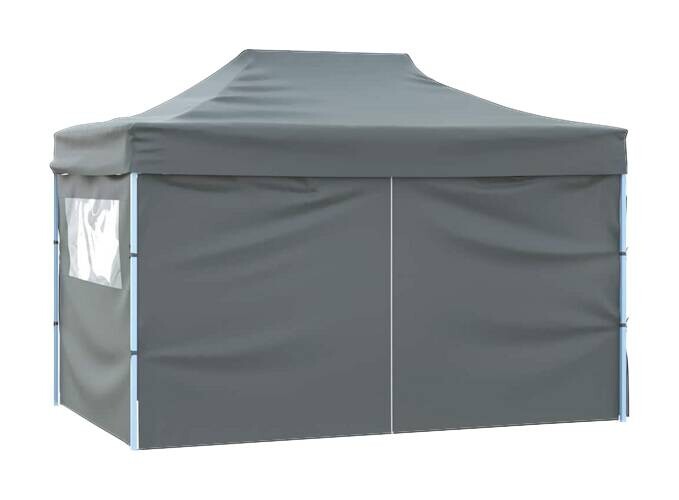 vidaXL Pavillon anthrazit Stahl B/H/L: ca. 291x315x431 cm