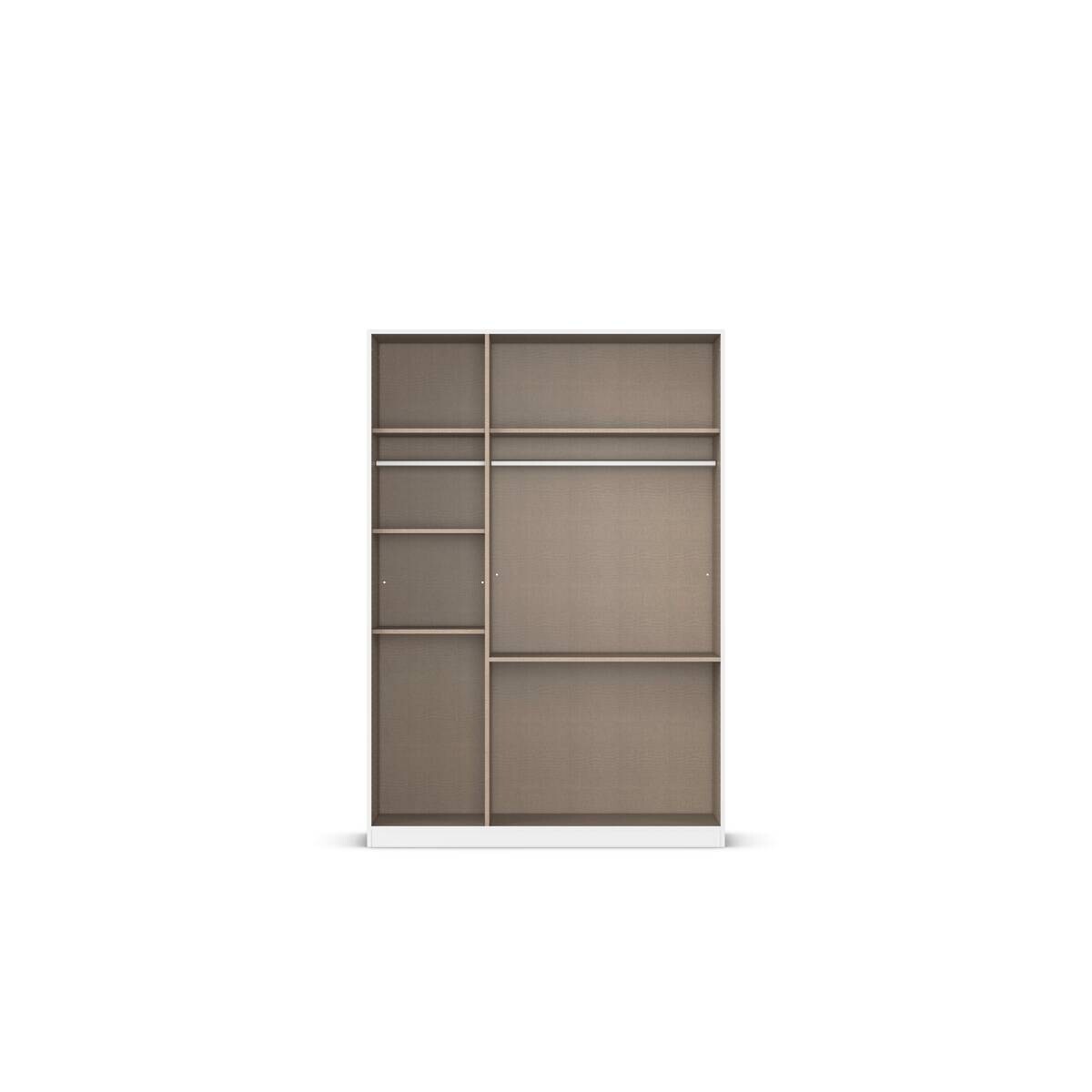 Kleiderschrank Joel Alpinweiß B/H/T: ca. 136x197x54 cm