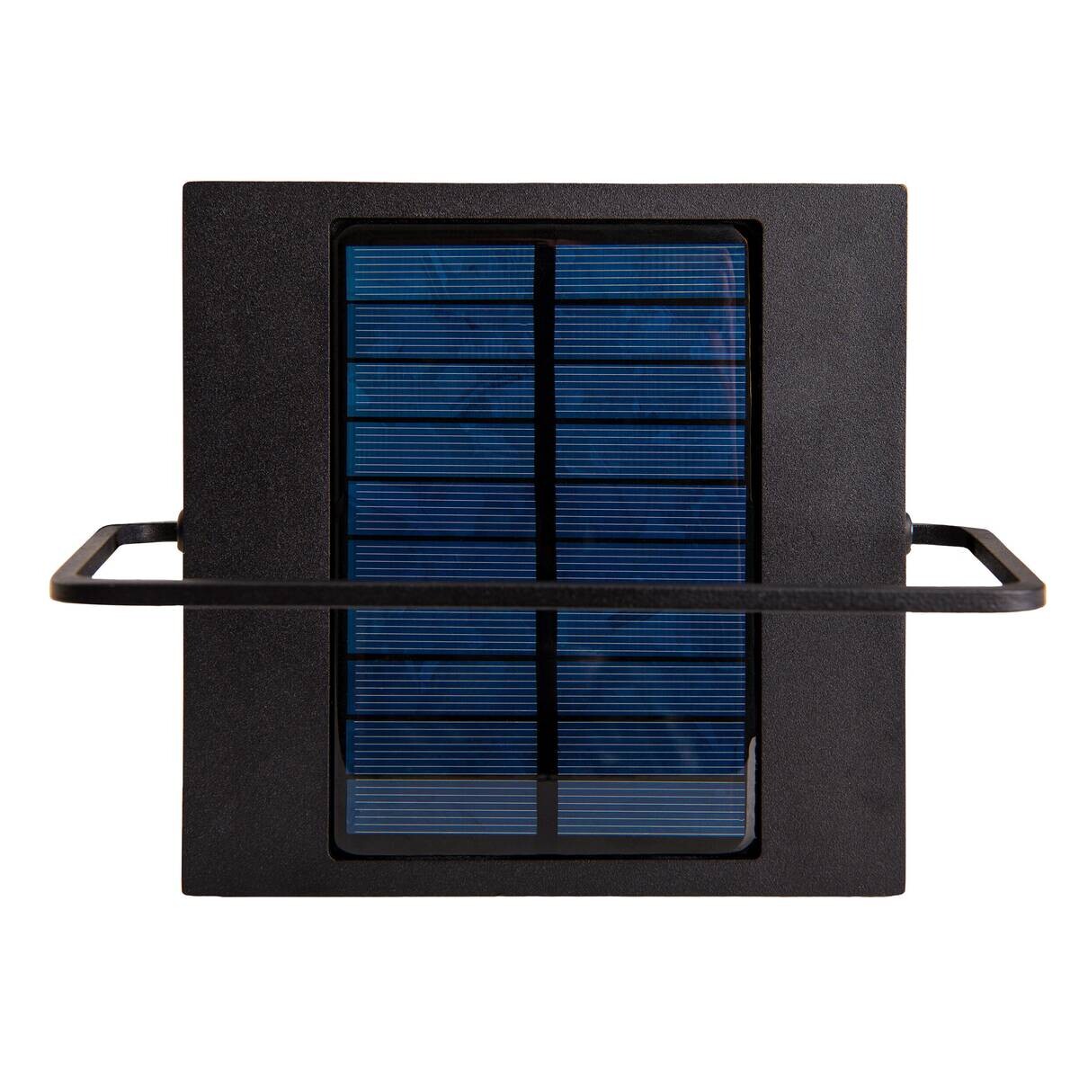 LED-Sockelleuchte 3180922 schwarz Aluminium Kunststoff B/H/L: ca. 14,5x28x14,5 cm