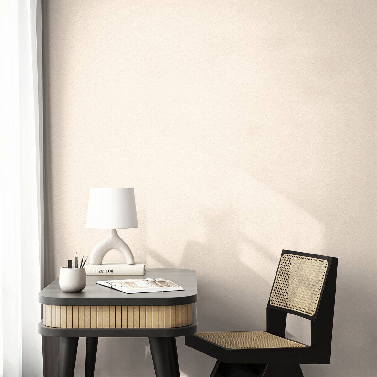 A.S.Creation Papiertapete weiß B/H/D: ca. 53x1005x11 cm