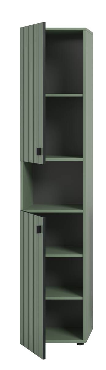 Garderobenschrank STATION grün B/H/T: ca. 40x192x37 cm