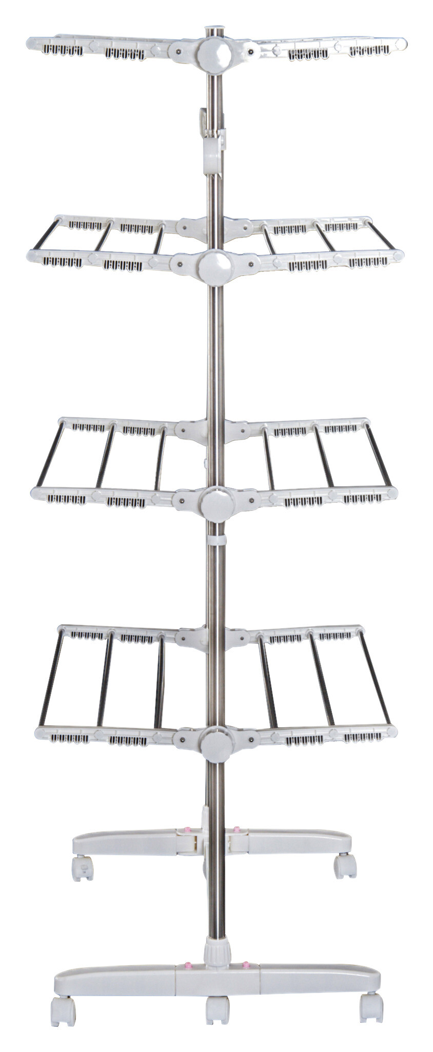 HOMCOM Wäscheständer silber