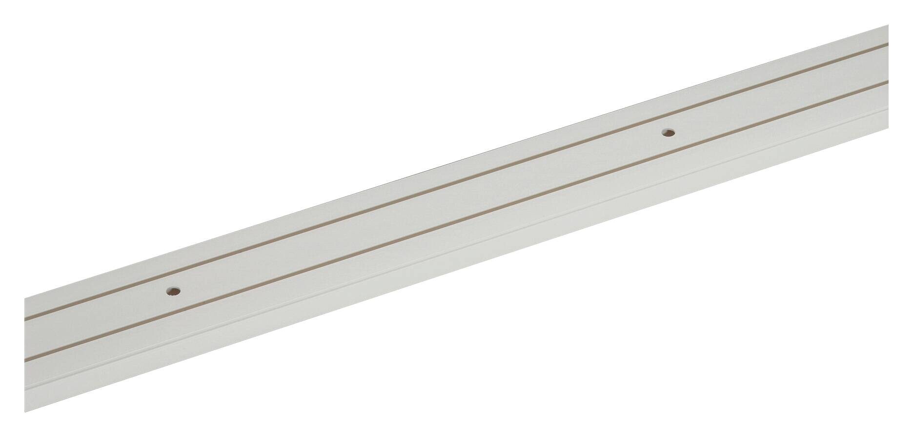 ondeco Gardinenschiene weiß Kunststoff L: ca. 250 cm 2 Läufe