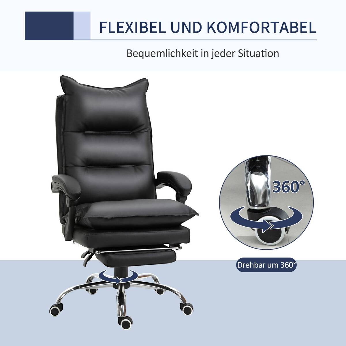 Drehstuhl 921-335BK schwarz