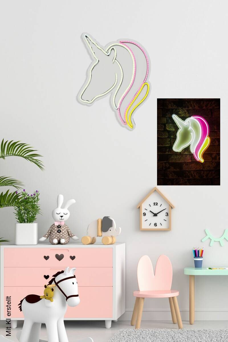 Opviq LED-Wandleuchte rosa weiß PVC B/H/T/L: ca. 30x40x2x30 cm