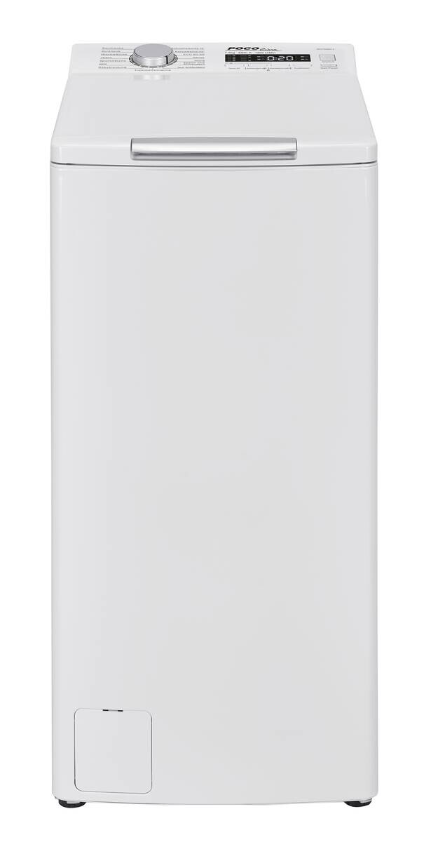 POCOline Toplader-Waschmaschine WV75AW13 weiß B/H/T: ca. 40x87,5x61 cm ca. 75 kg