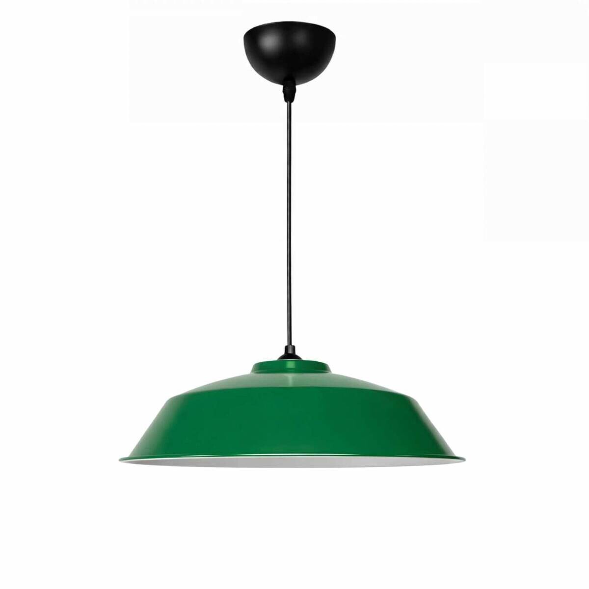 Opviq Pendelleuchte grün B/H/T: ca. 35,5x120x35,5 cm E27 1 Brennstellen