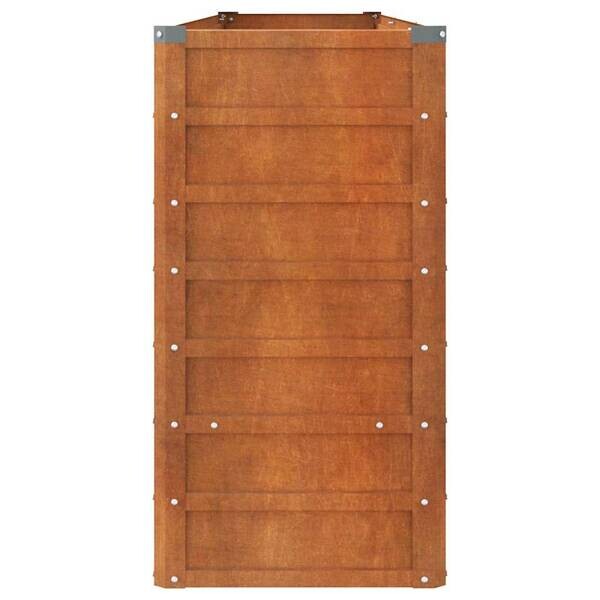 Hochbeet braun Stahl B/H/L: ca. 40x77x240 cm