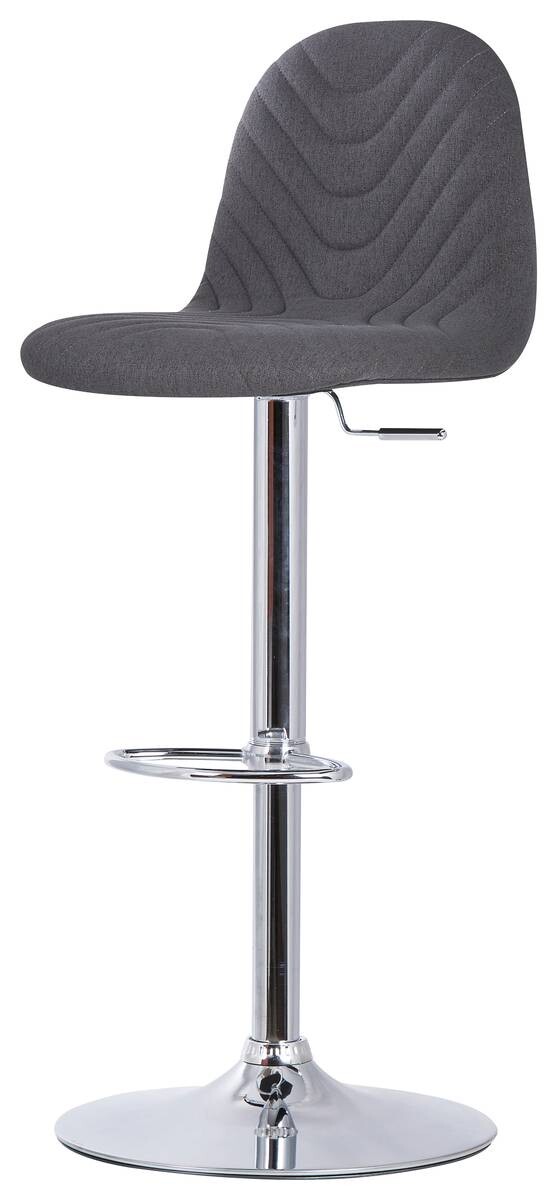 Barhocker CASINO 2er-Set anthrazit Webstoff B/H/T: ca. 41x88x52,5 cm