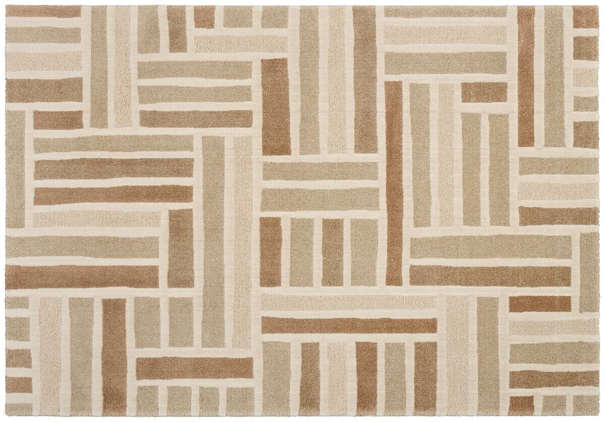 Webteppich Amore braun B/L: ca. 80x150 cm