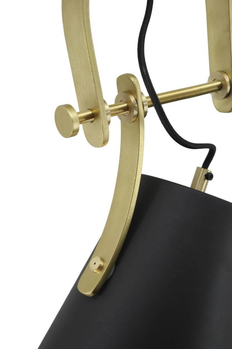 Kayoom Pendelleuchte Calone 287 braun Eisen Kupfer B/H/L: ca. 21x54x20 cm E27 1 Brennstellen