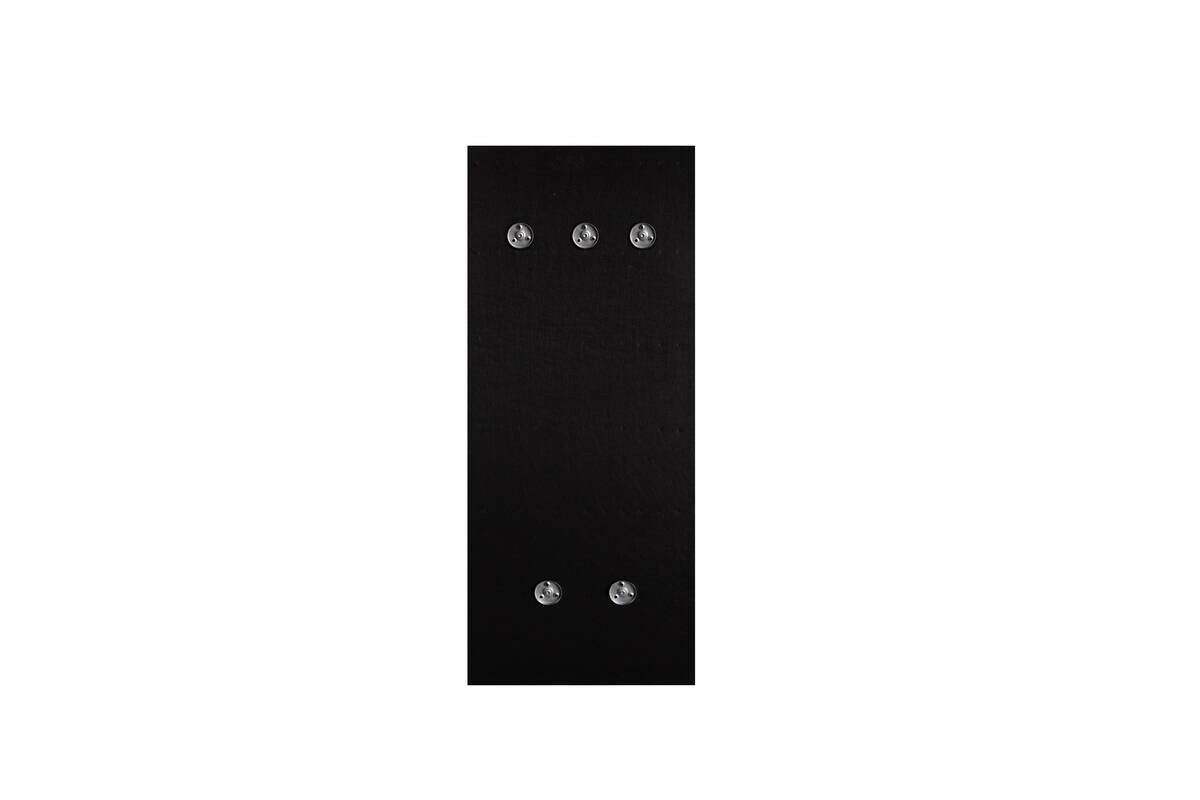 Wandgarderobe Grace Eiche Artisan Nachbildung schwarz B/H/T: ca. 50x125x7 cm