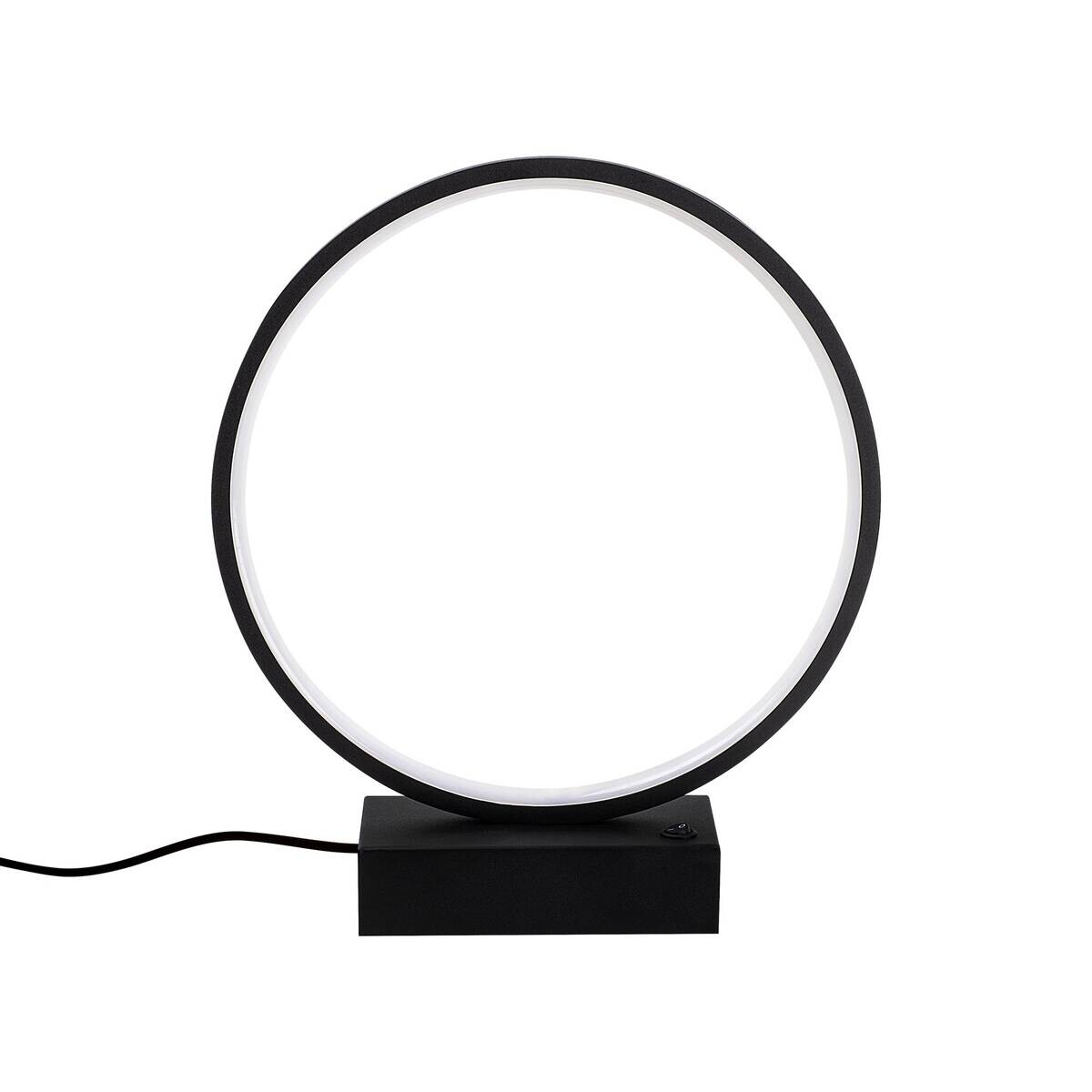 Opviq LED-Tischleuchte schwarz B/H/T: ca. 30x35x9 cm