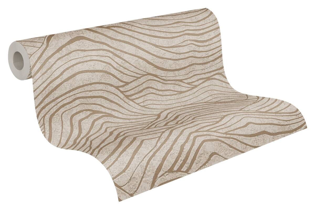 A.S.Creation Vliestapete beige grau gold B/H/D: ca. 53x1005x8,4 cm