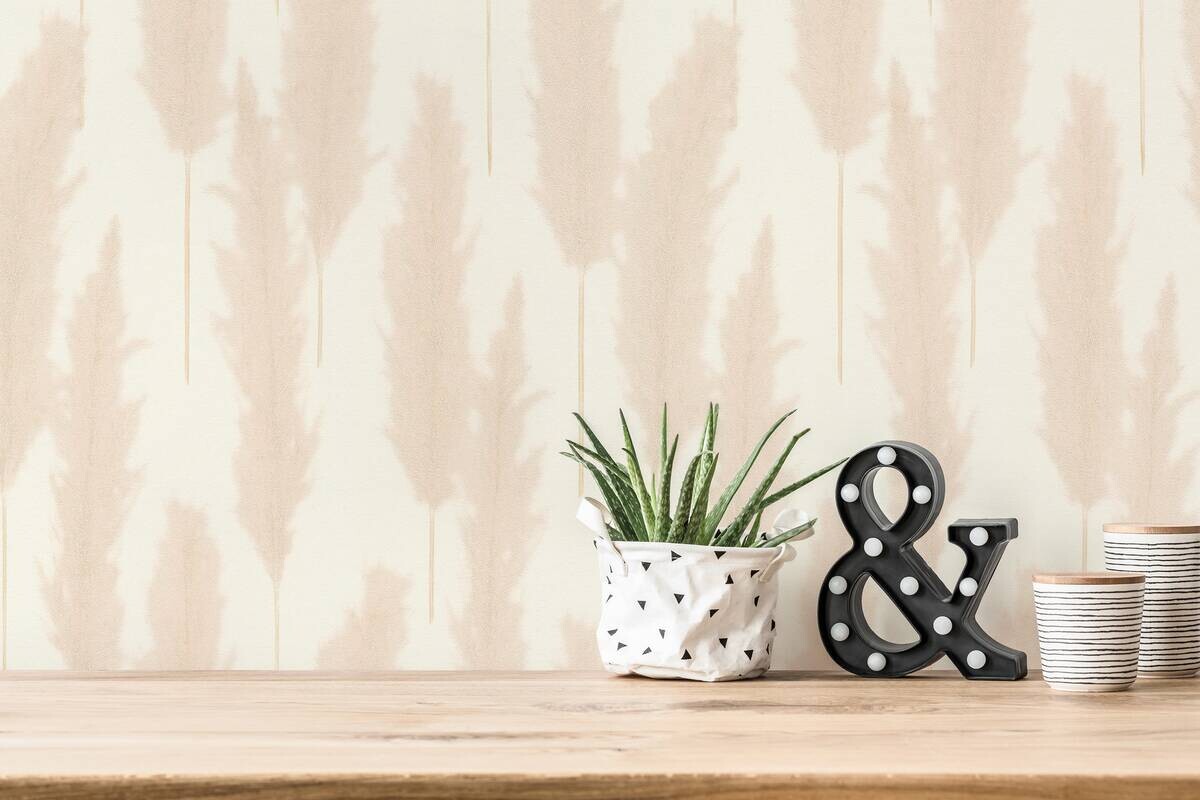 A.S.Creation Vliestapete beige weiß B/H/D: ca. 53x1005x8,2 cm