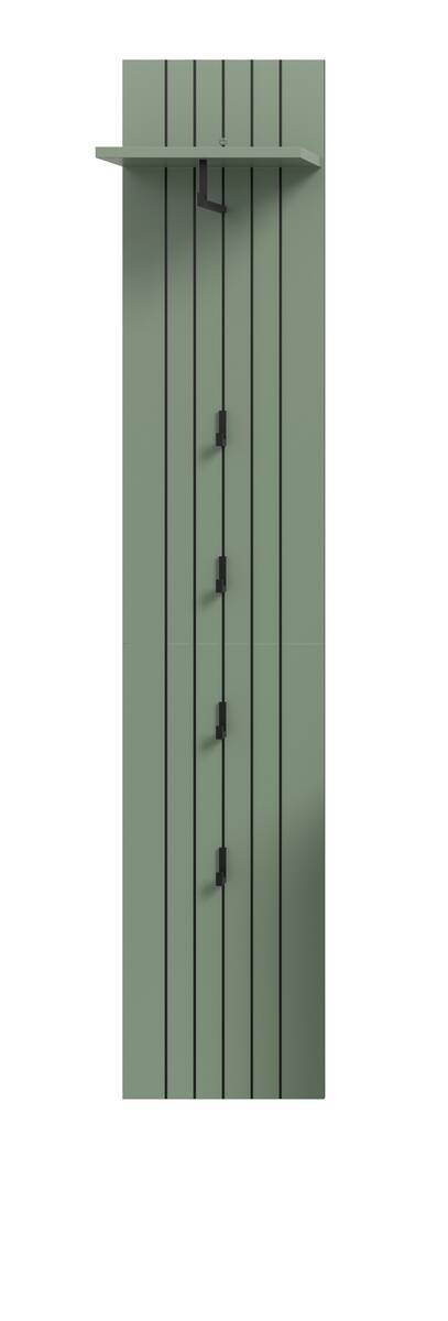 Garderobenpaneel STATION grün B/H/T: ca. 31x160x27 cm