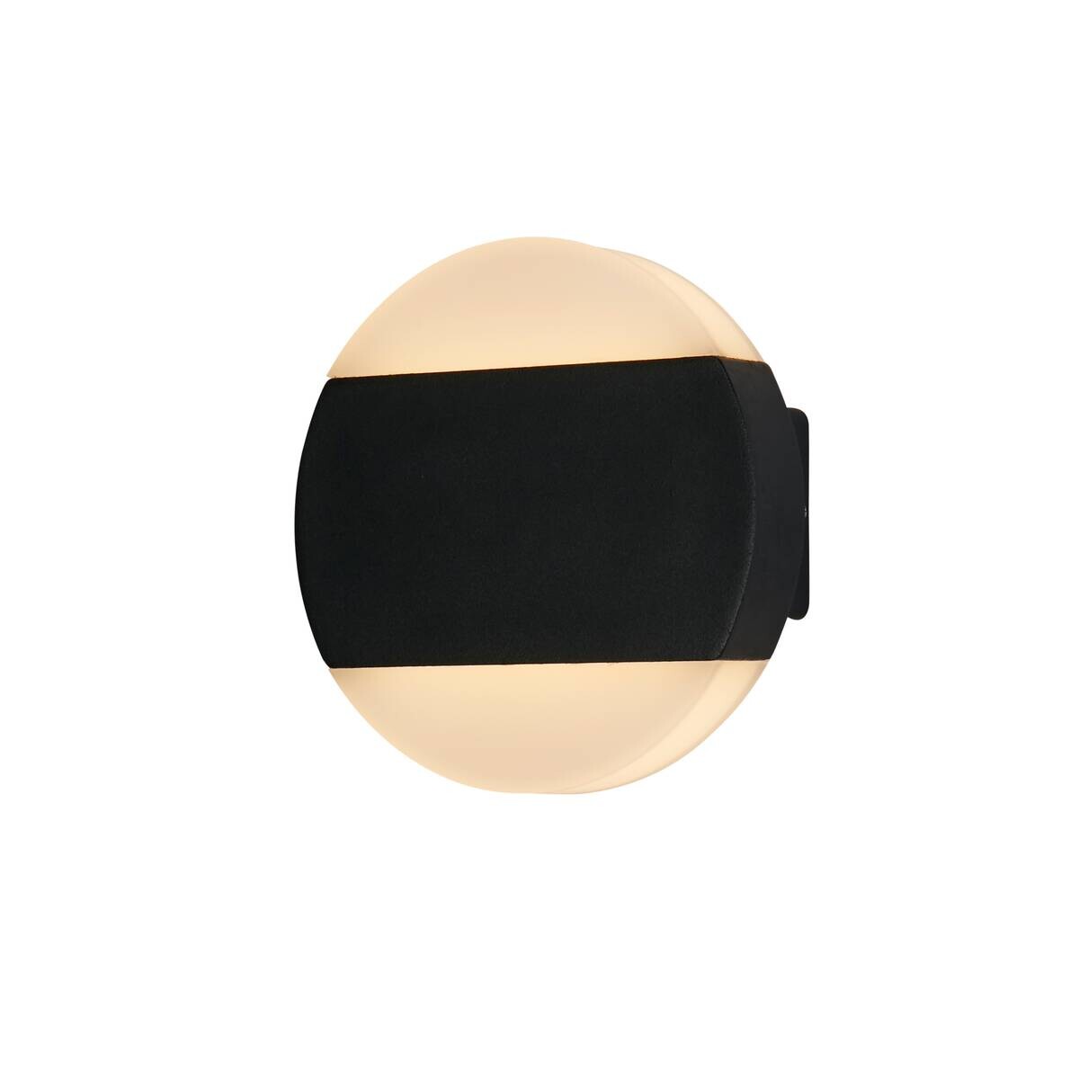 LED-Außenwandleuchte weiß schwarz B/H/T: ca. 15x15x4 cm