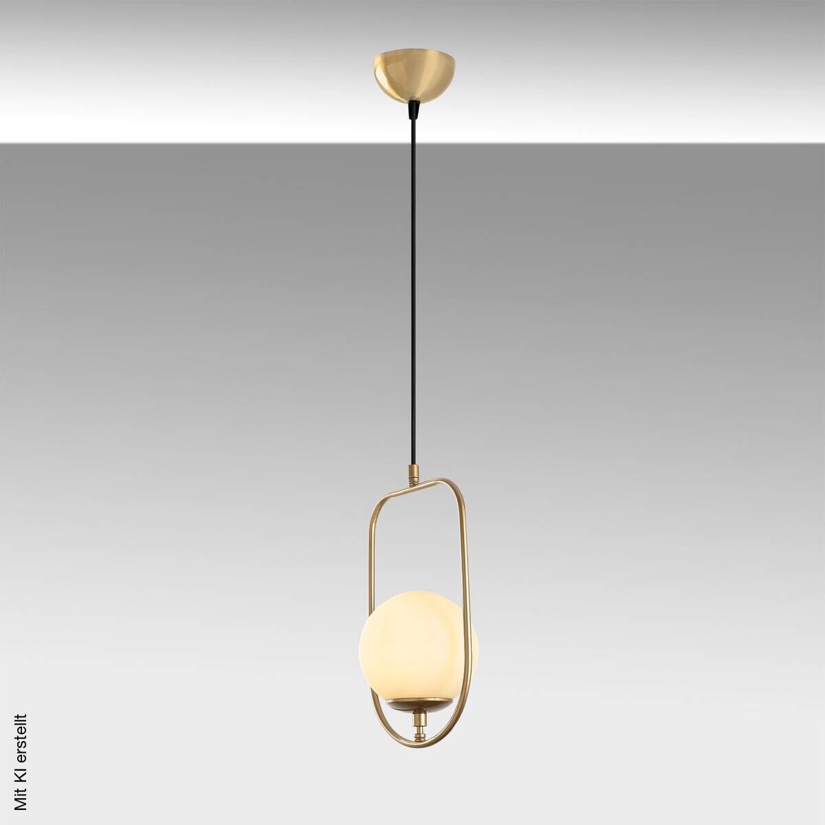 Opviq Pendelleuchte Skew gold B/H/T/L/D: ca. 15x171x15x15x15 cm E14 1 Brennstellen