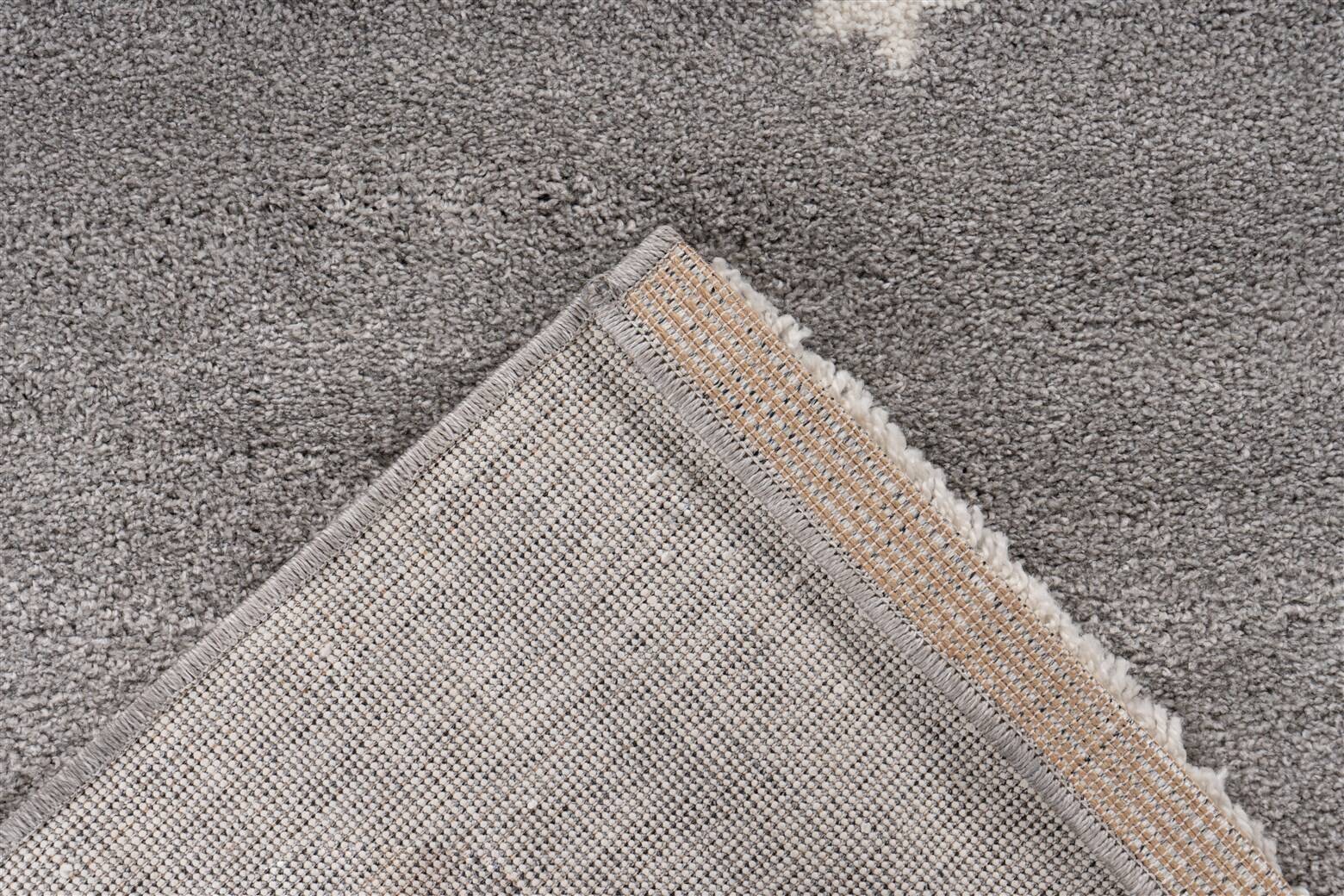 Kayoom Kurzflorteppich Australia - Leonora silber B/H/L: ca. 80x1,6x150 cm