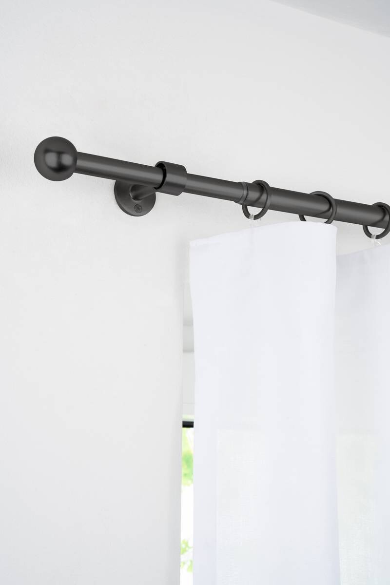 ondeco Stilgarnituren schwarz Metall L: ca. 280 cm ausziehbar von ca. 160 bis 280 cm 1.0 Läufe