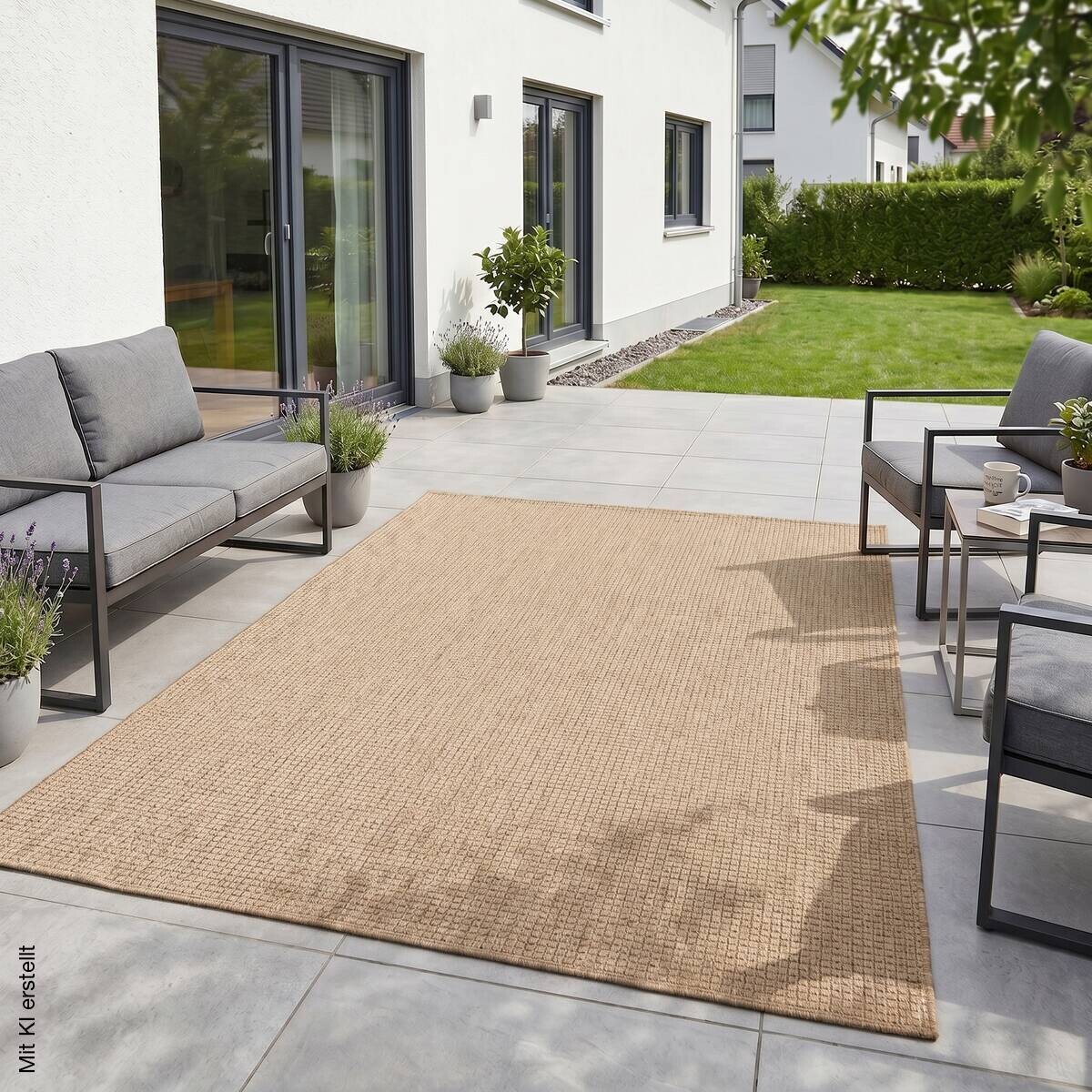 Ayyildiz Flachwebteppich MIRA beige B/L: ca. 280x370 cm