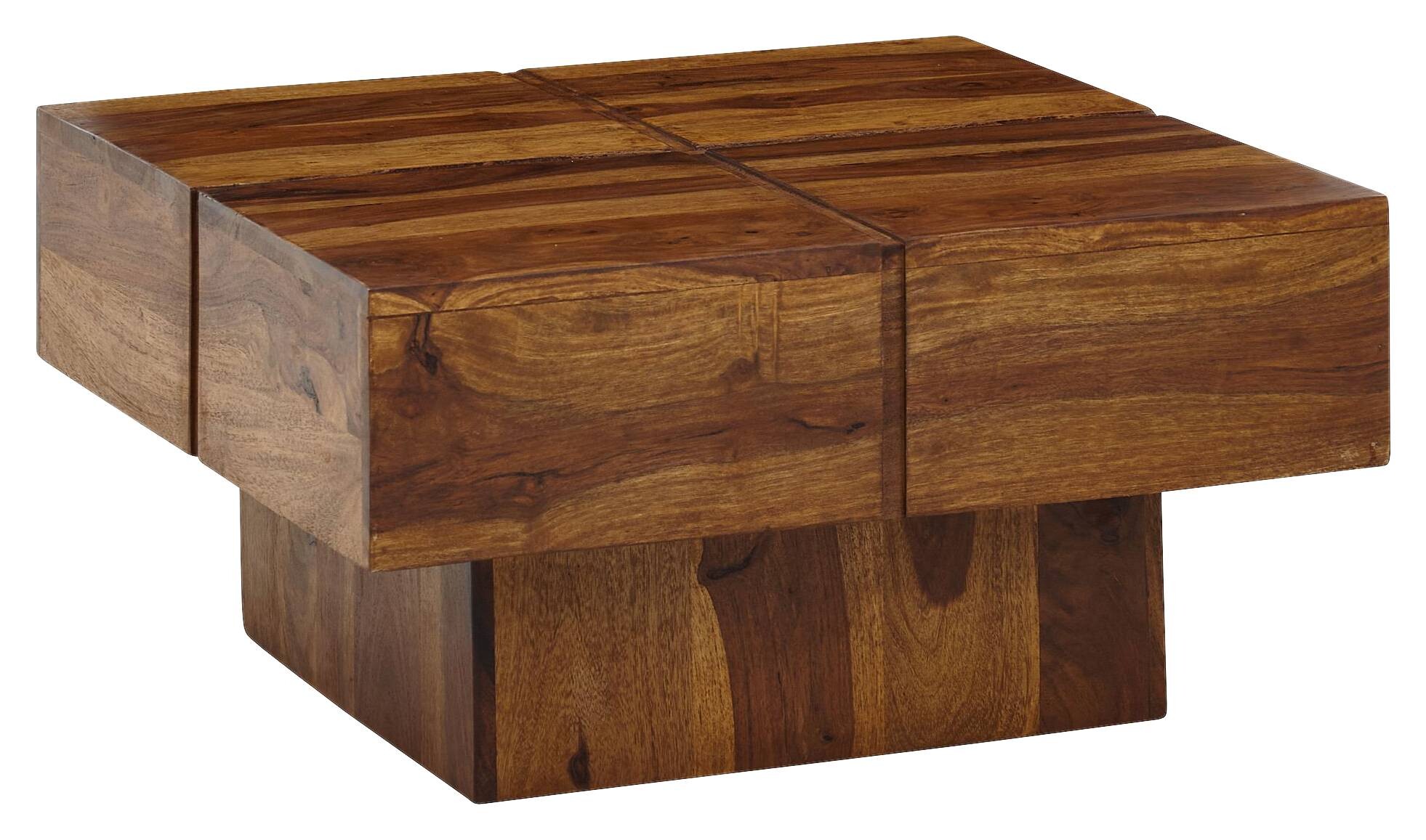 Couchtisch braun B/H/T: ca. 58x30x58 cm