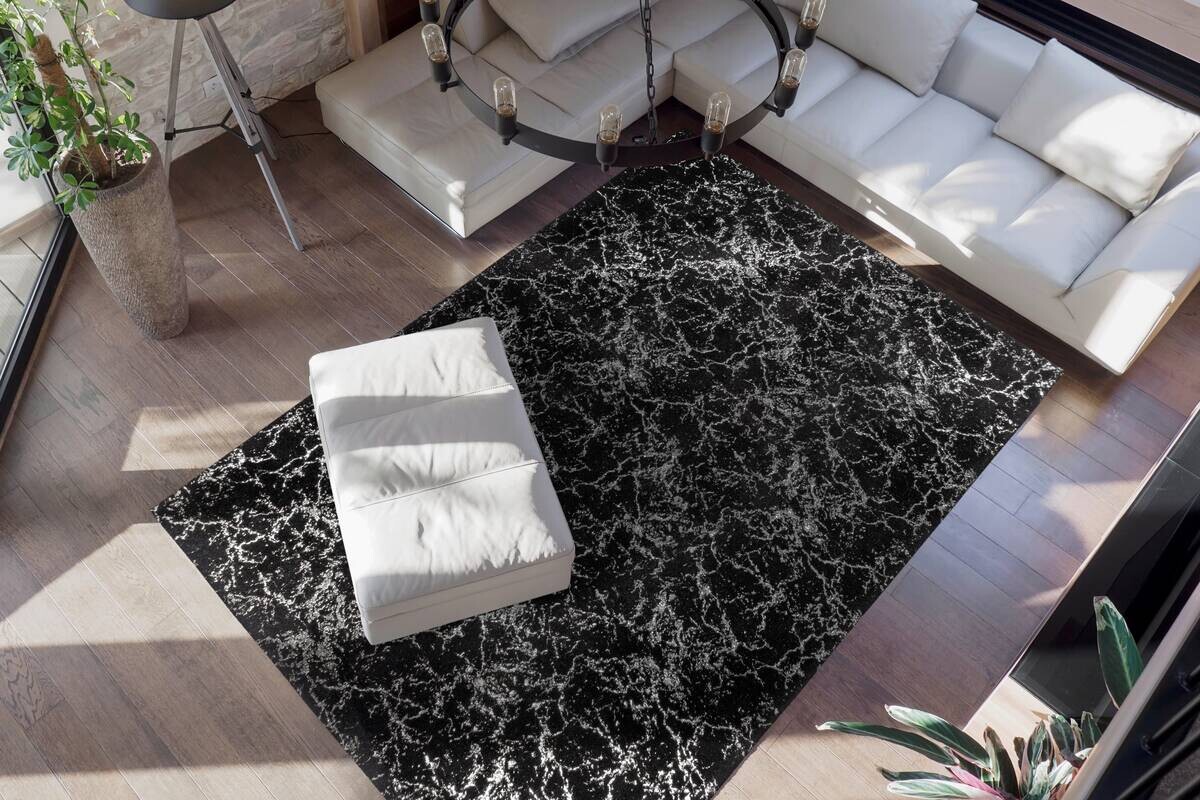 360Living Teppich Bijou silber B/L: ca. 200x290 cm