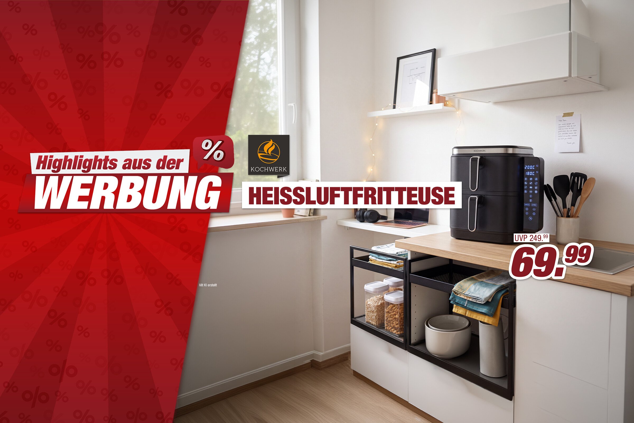 Unsere Werbe Highlights - Heißluftfritteuse