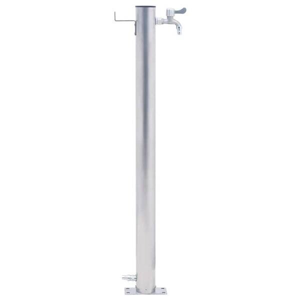 vidaXL Wassersäule silber