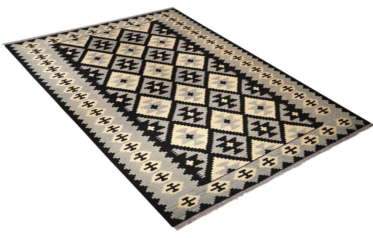 PersaTepp Teppich Kelim Gashgai grau B/H/L: ca. 173x1x240 cm