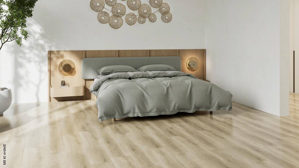Click-Vinylboden Buchrasen ca. 2,782 m² im Paket B/L: ca. 22,8x122 cm pro Paket