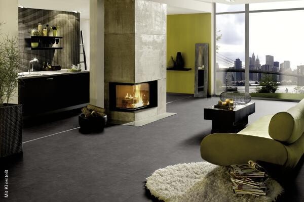 EGGER Laminatboden Fliese anth. ca. 2,5349 m² im Paket B/L: ca. 34x130,5 cm pro Paket