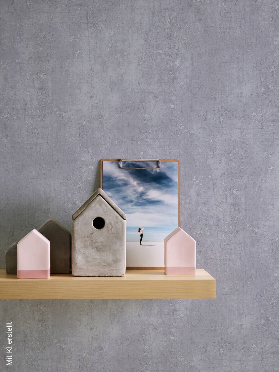 A.S.Creation Vliestapete grau B/H/D: ca. 53x1005x8 cm