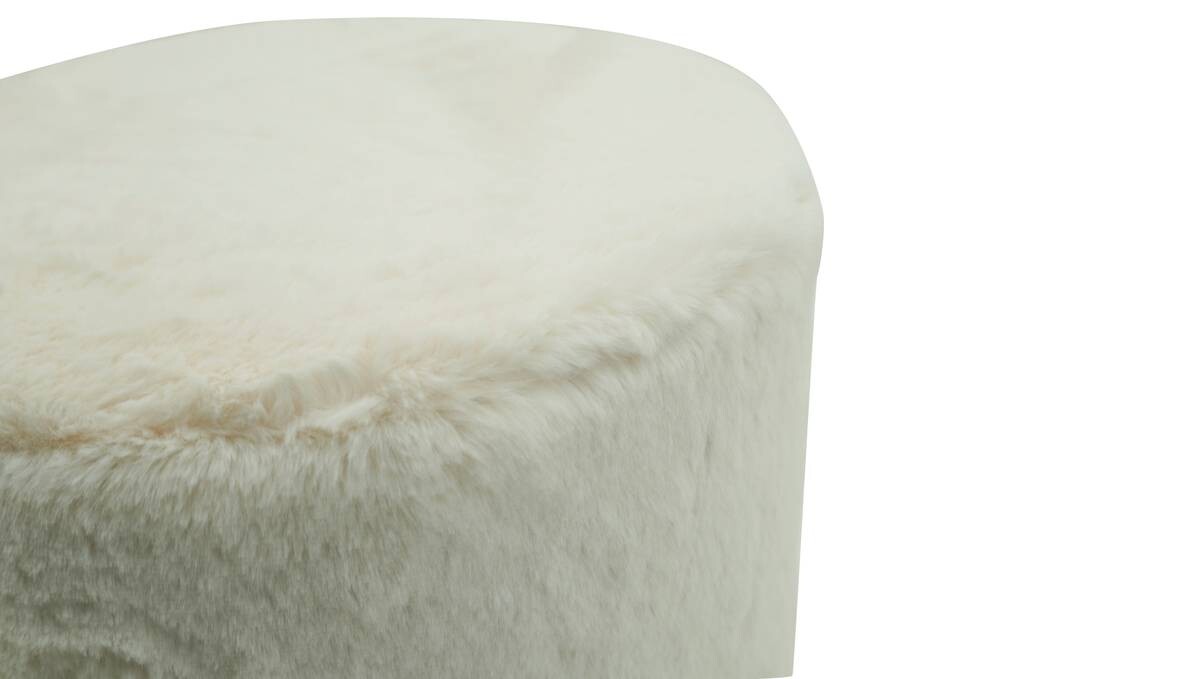 Sitzhocker elfenbein