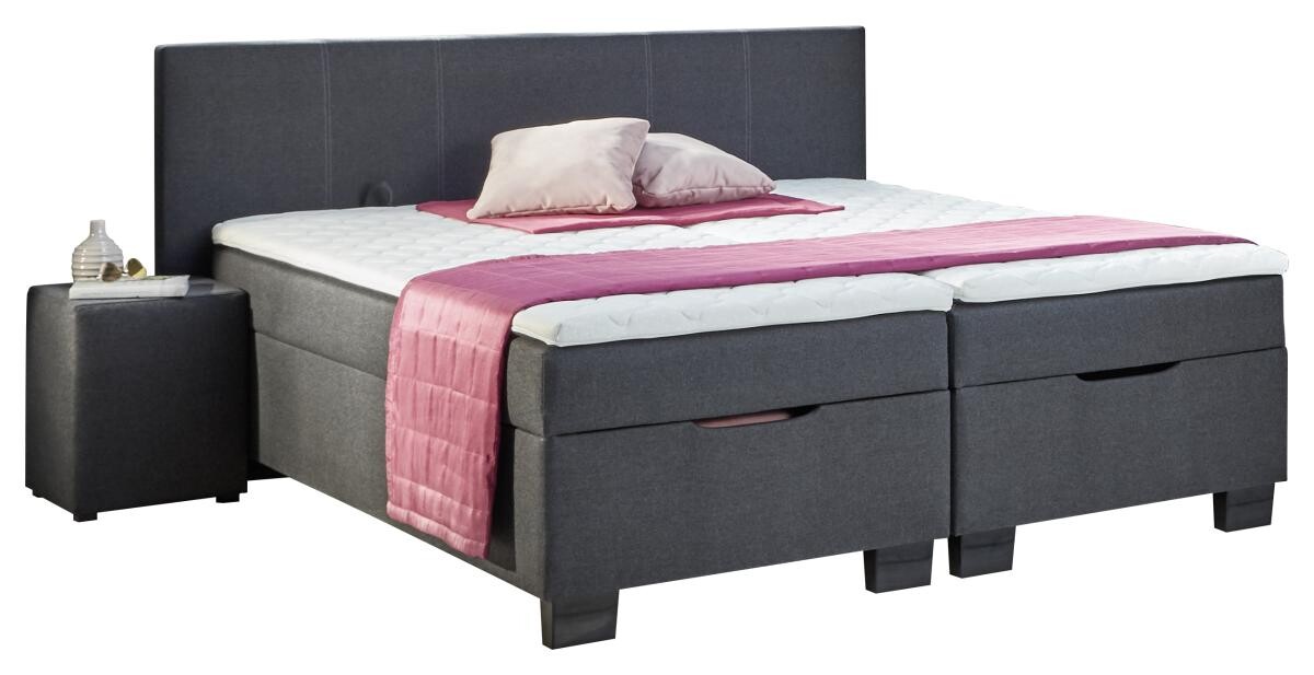 Boxbett Trevi anthrazit Liegefläche B/L: ca. 180x200 cm