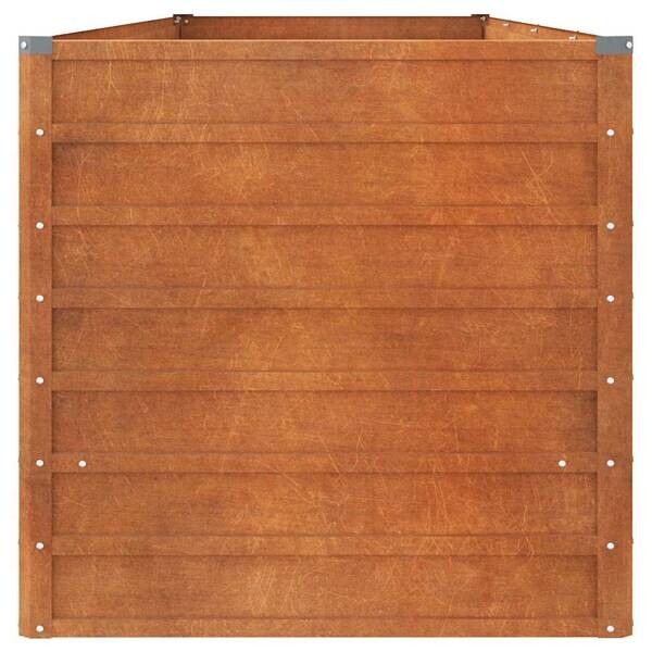 Hochbeet braun Stahl B/H/L: ca. 80x77x320 cm