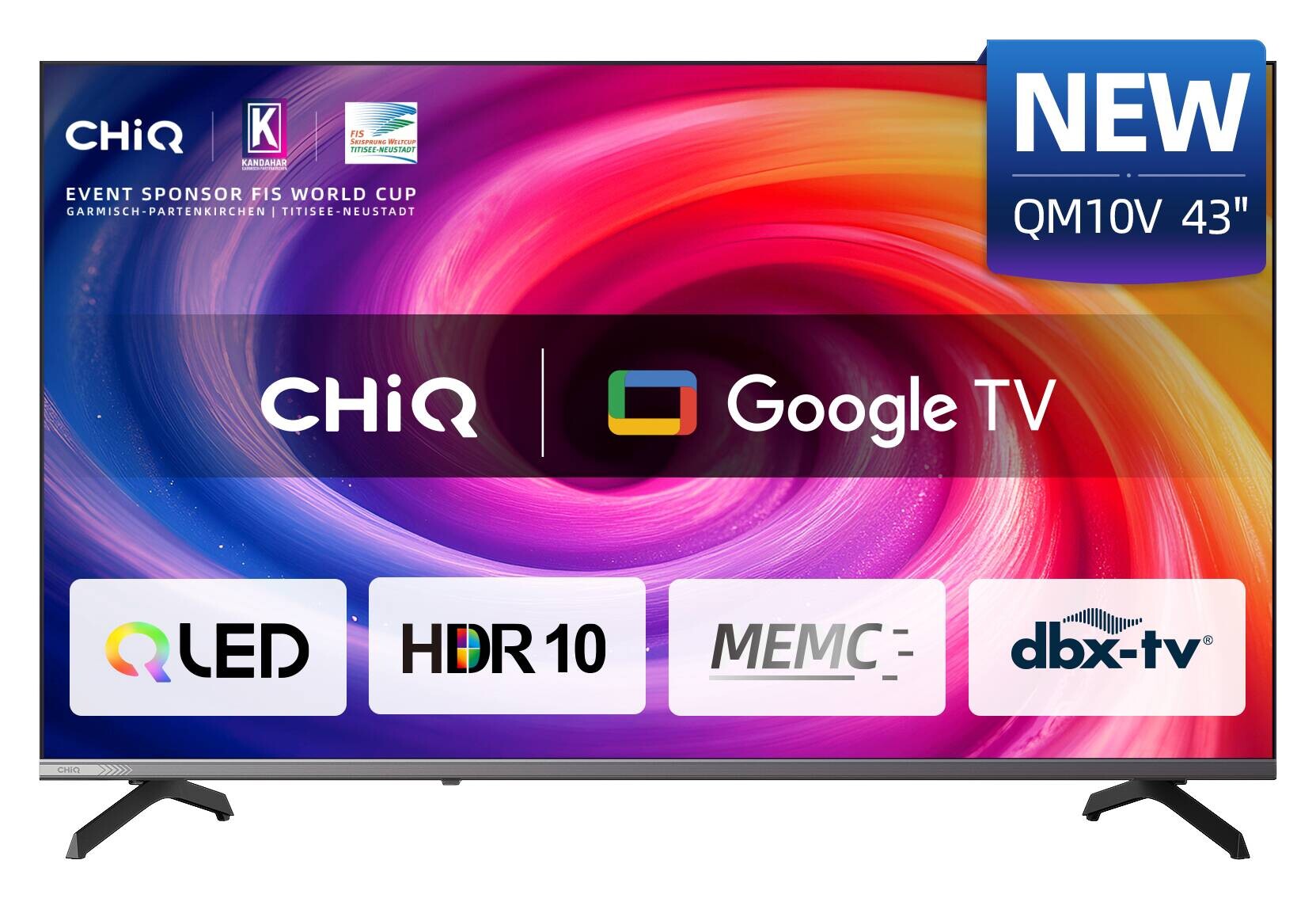 CHiQ QLED-Fernseher U43QM10V B/H: ca. 96x61 cm
