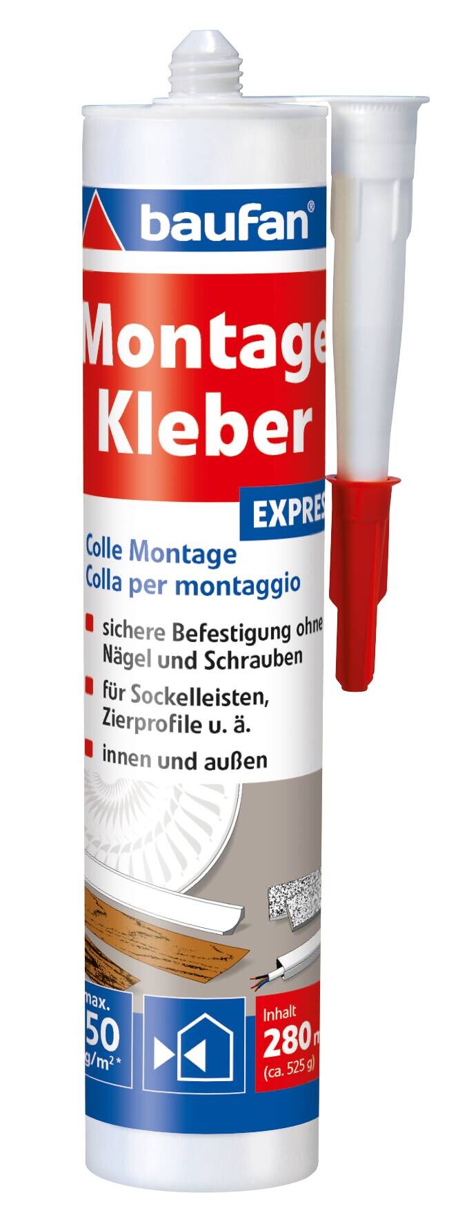 Baufan Montagekleber Express ca. 0,28 l
